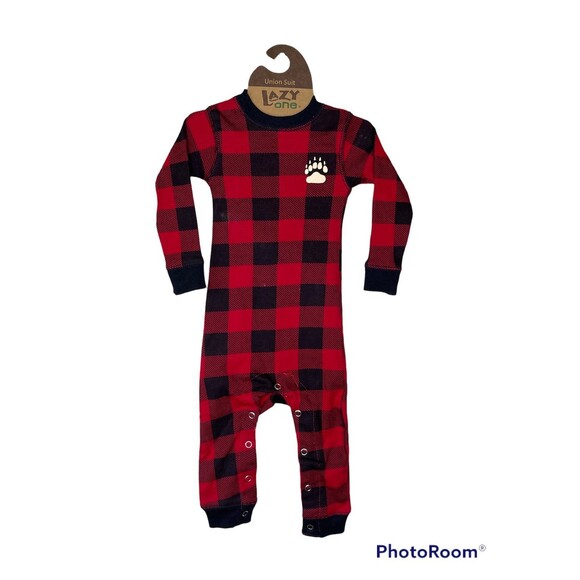 Lazy One Infant Flapjack Bear Cheeks 6mo NWT! - Picture 2 of 6
